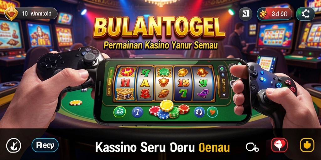 Tampilan gameplay menarik dari BULANTOGEL dengan tema kasino.