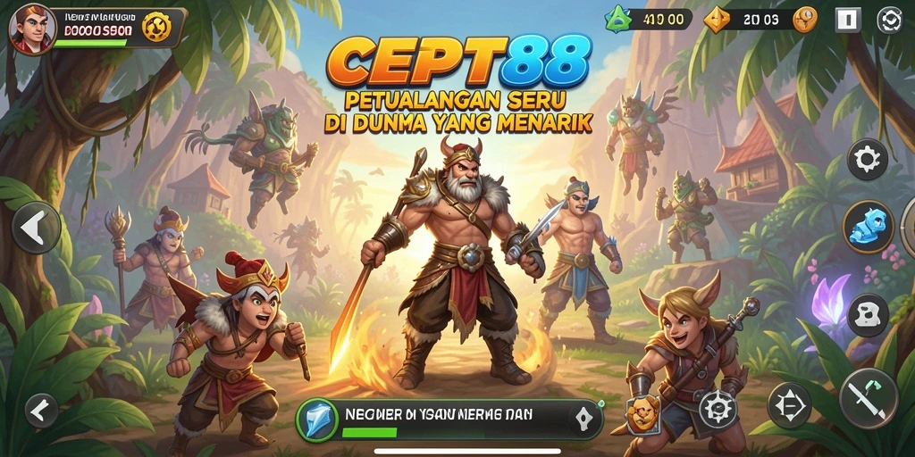 Screenshot gameplay CEPAT88 menampilkan aksi mendebarkan dan grafik yang memukau.