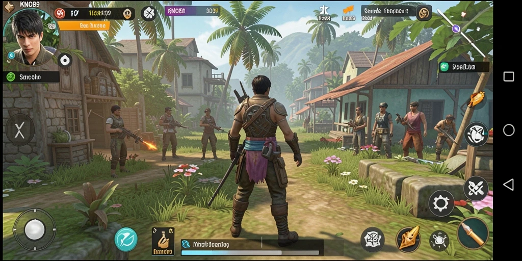 Screenshot KNO89 yang menunjukkan gameplay menarik dalam simulasi kehidupan.