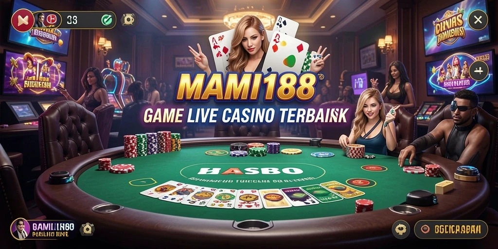 Tampilan gameplay Live Casino yang menegangkan dan interaktif.