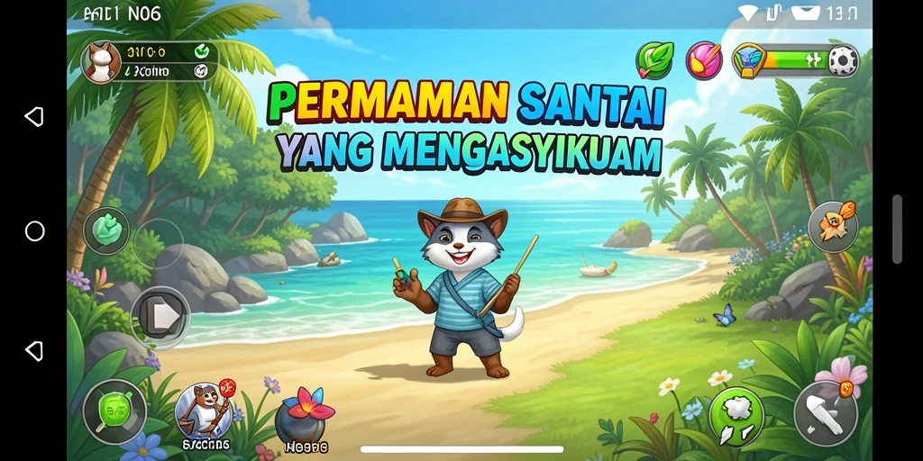 Screenshot menarik dari gameplay N06 yang seru dan menghibur.
