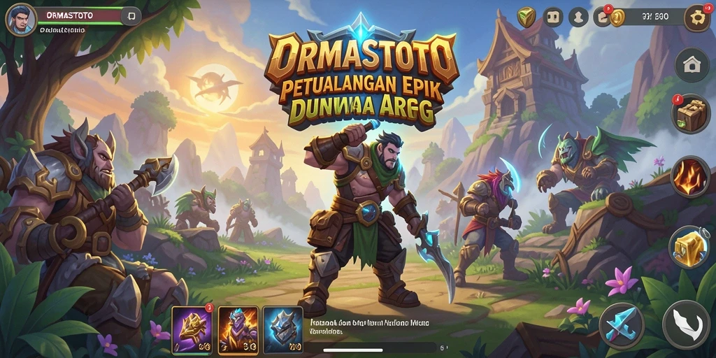 Gameplay seru dan menantang dalam ORMASTOTO di dunia ARPG.