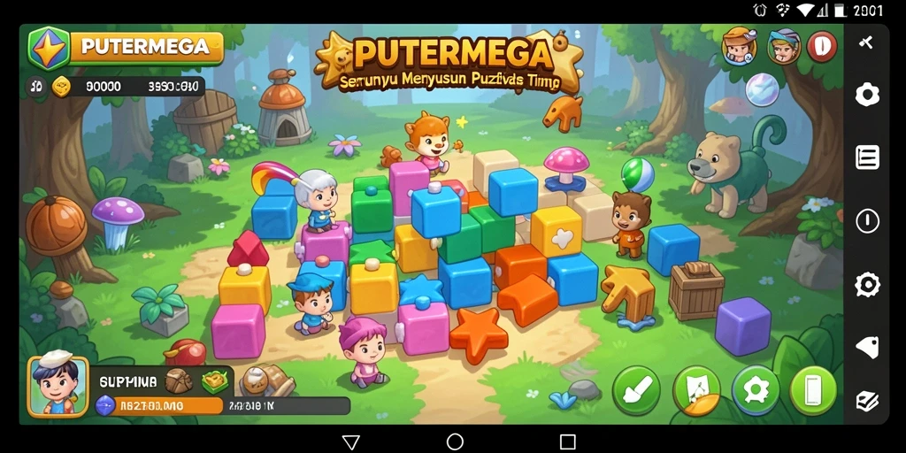Screenshot PUTERMEGA menampilkan gameplay yang seru dan menantang.
