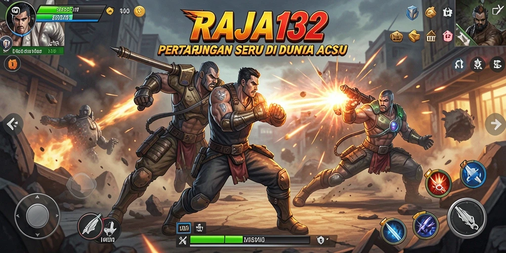 Menampilkan aksi seru dan pertarungan di RAJA132.