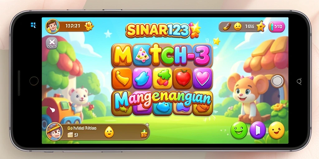 Gameplay SINAR123 yang menarik dengan kombinasi warna cerah.