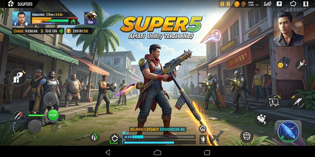 Tampilan antarmuka SUPER5 yang intuitif dan mudah dioperasikan.