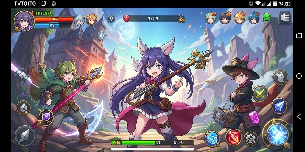 Tampilan menakjubkan dari gameplay <strong>TVTOTO</strong> yang penuh aksi.