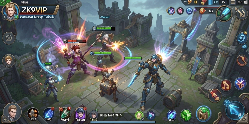 Tampilan gameplay ZK9VIP yang menarik dan strategis.